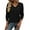 #1 BLACK, variant on SHIBEVER Long Sleeve Shirts for Women V Neck Tops Fall Clothes Casual Ribbed Knit Tunic Tops with Pocket Lightweight Pullover Sweatshirts Blouses T-shirts Solid Color Pink