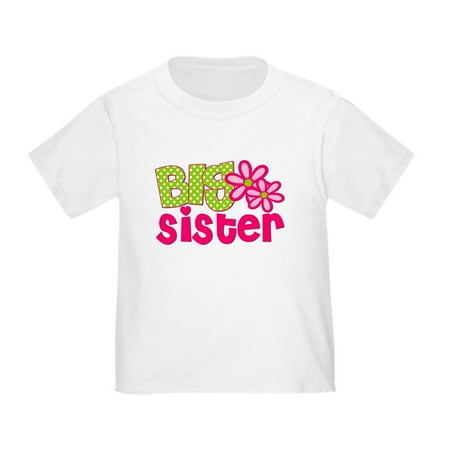 

CafePress - Big Sister Green Dot T Shirt - Cute Toddler T-Shirt 100% Cotton
