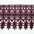 thumbnail image 4 of Altotux 4.75" Gold Coral Green Gray Eggplant Embroidered Venice Lace Trim By 15", 4 of 4