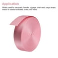 thumbnail image 4 of Flat Nylon Webbing Strap 1.5 Inch 25 Yards Pink for Backpack, Luggage-rack, 4 of 6