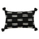 thumbnail image 2 of Funda bohemia con borlas tejidas, , cremallera , funda texturizada, sofá de , sala de , sofá, ca Rectángulo negro Colco Funda de almohada, 2 of 8