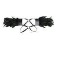 thumbnail image 4 of Steampunk Body Chest Harness PU Leather Shoulder Guards for Men Knight Double Shoulders, 4 of 10