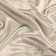 thumbnail image 2 of Satin Silk Pillowcase for Hair and Skin, Taupe Pillow Cases King Size Set of 2 Pack Super Soft Pillow Case with Envelope Closure (20x40 Inches) SORMAG, 2 of 8