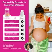 Pink Stork Essential Prenatal Vitamins, B12 with Folate, Soy Free, Methylated Nutrients, 180 Capsules