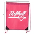thumbnail image 2 of Mato & Hash Ladies Softball Drawstring Bags with 3,6, and 10 Pack Bulk options, 2 of 4