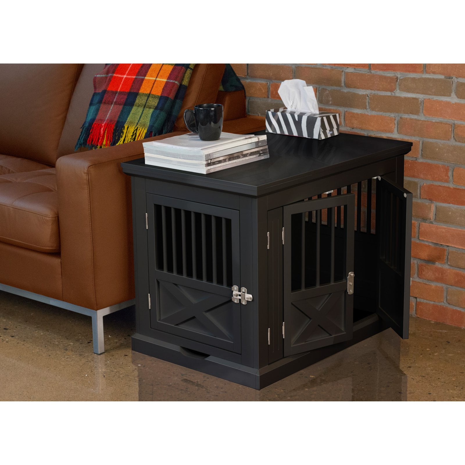 Merry products triple hot sale door dog crate