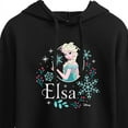 thumbnail image 3 of Frozen - Winter - Elsa & Snowflakes - Juniors Cropped Pullover Hoodie, 3 of 5