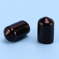 thumbnail image 5 of 100pcs Rubber End Caps 9.5mm Id Pvc Round Tube Bolt Cap Cover Black, 5 of 5