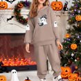 thumbnail image 3 of Auroural Toddler Girls Clothes 2 Piece Set Girls 5T Winter Long Sleeved Set For Boys And Girls Hoodie Set For Children Hooded Sweatshirt Set For Children Two-piece Sweatshirt Sets, 3 of 6