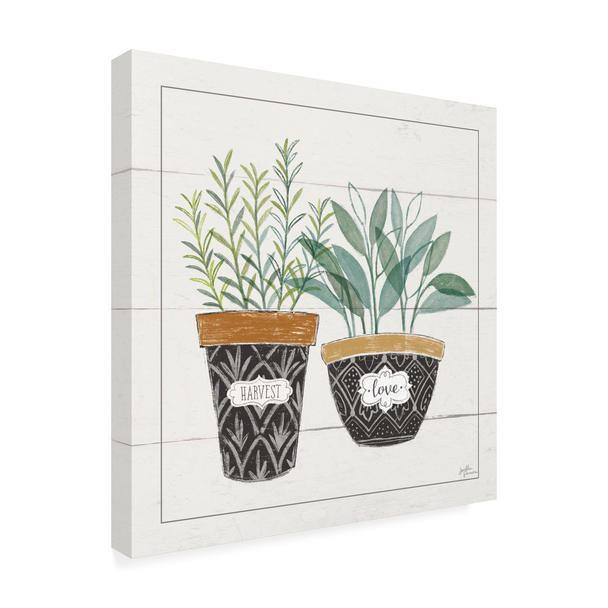 Trademark Fine Art 'Fine Herbs IV Love' Canvas Art by Janelle Penner