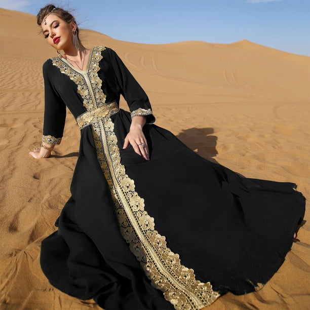 moroccan evening dress Malika Moroccan Kaftan Evening Dress in Aqua Green
