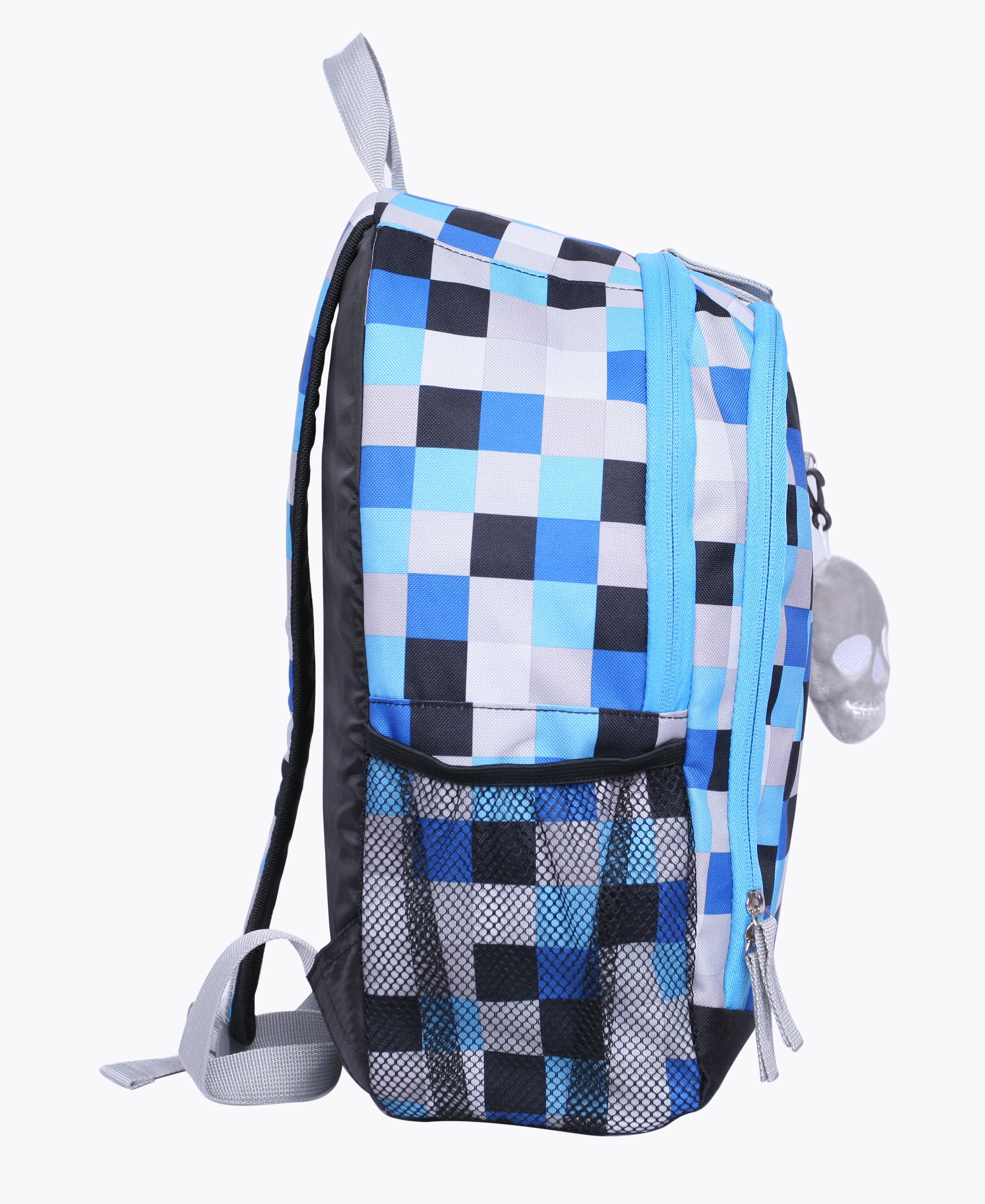 Crckt Kids 15" Backpack, Blue Grid