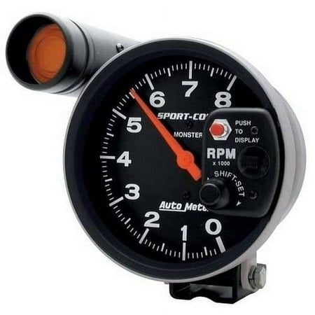 AUTO METER 3905 5IN TACH, 8,000 RPM, SHIFT-LITE, SPORT-COMP