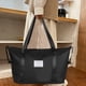 thumbnail image 1 of Bolsa de viaje grande expandible para mujer con funda para carrito y bolsillo impermeable | Bolsa de gimnasio para deportes, escuela y viajes en avión | Bolsa de lona en rosa, azul, negro, gris y, 1 of 8