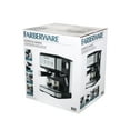 Farberware 1.5L 20 Bar Espresso Maker with Removable Water Tank, Silver