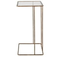 thumbnail image 3 of Uttermost Cadmus Iron Metal and Glass Accent Table in Antique Gold, 3 of 5