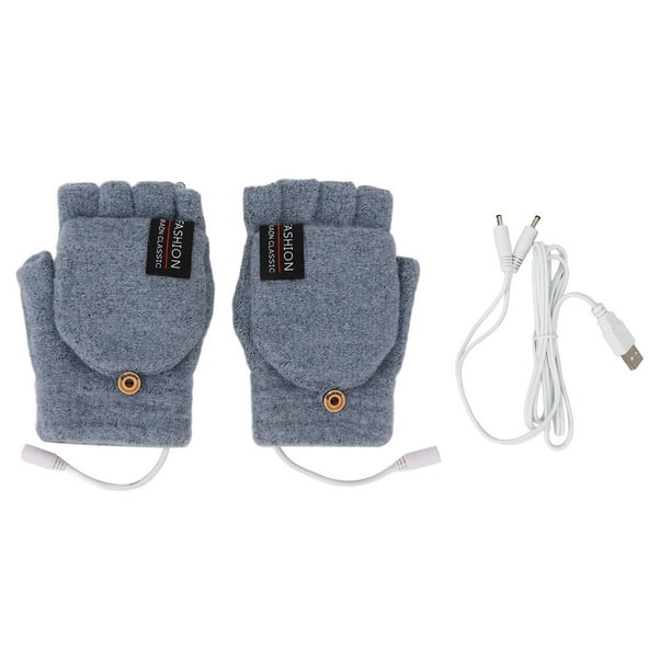 Warm Laptop Gloves,USB Heated Gloves Electric Heated Computer Gloves ...