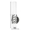 thumbnail image 5 of 50871BK Hinkley Lighting Lyra - 20 LED Small Wall Sconce In Modern Style-16 Inches Tall and 4.75 Inches Wide, 5 of 9