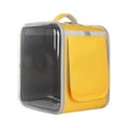 thumbnail image 2 of Pet Carrier Dogs Below 6kg Cats Below 9kg with Handle Backpack Durable Portable Dog Backpack for Walking Yellow, 2 of 8