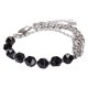 thumbnail image 1 of Pulsera con cuentas elásticas naturales, pulsera hecha a mano con piedra curativa para mujer, 1 of 5