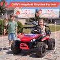 thumbnail image 5 of East doll 24V Ride on Cars, 2 Seater Ride on UTV, Battery Powered Ride on Toy, Kids Electric Car for Boys Girls, 4 Wheels, 800W Motors, Red, 5 of 12