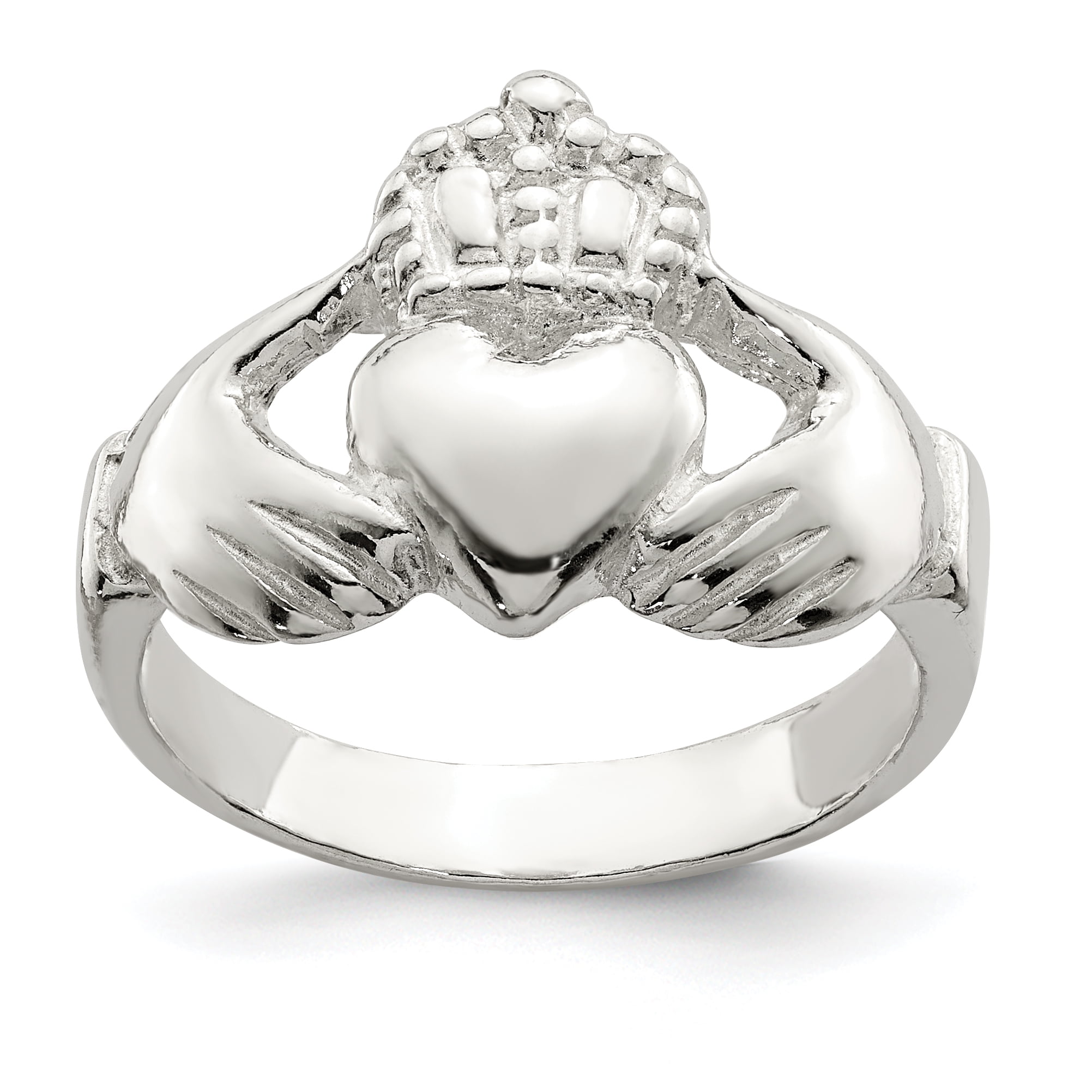Princess Kylie 925 Sterling Silver Shiny Celtic Cross Ring
