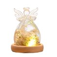 thumbnail image 1 of Regalo de cumpleaños para madre, abuela y esposa, adornos de ángel de cristal rosa., 1 of 5