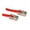 Red, variant on 10ft CAT 5E 350Mhz ASSEMBLED PATCH CABLE BLACK
