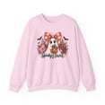 thumbnail image 3 of Cute Ghost Halloween Sweatshirt, Spooky & Sweet Sweatshirt, Floral Ghost, 3 of 6
