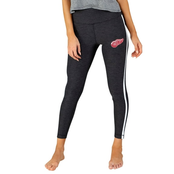 Women's Concepts Sport Charcoal/White Detroit Red Wings Centerline Knit Leggings