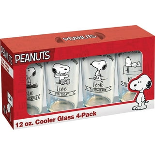 Peanuts 70th Anniversary 23.6oz Double Wall Acrylic Tumbler Set w/ Lids and Straws
