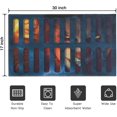thumbnail image 4 of Festive 3D Illusion Funny Prank Pattern Kitchen Mat Halloween Door Mats Indoor Ghost Plaid Floor Mat Kitchen Rug Buffer Anti-Slip Scraping Sand Absorb Sewer Clown Kitchen Mat Witch Doormat 30" X 17", 4 of 6
