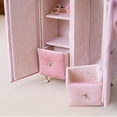thumbnail image 4 of Armario de casa de muñecas a escala 1:12 perfecl rosa, 4 of 8