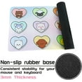 thumbnail image 2 of Kawaii Gaming Mouse Pad for Desk, Extended Large Animal Mouse Pad, Colorful Mousepad XL Purple Pink, Cute Mouse Pad Anime Cartoon Long Mouse Mat, Kawaii Heart Decor Stuff Accessories, 31.5 X 11.8 Inch, 2 of 5