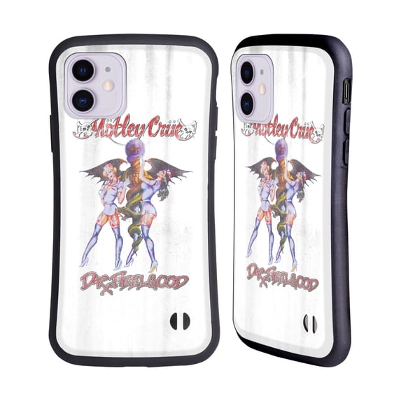 Head Case Designs Officially Licensed Motley Crue Key Art Dr. Feelgood Vintage Hybrid Case Compatible with Apple iPhone 11