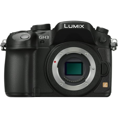 Panasonic DMC-GH3 16.1 Megapixel Mirrorless Camera Body Only  Black