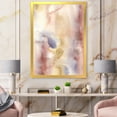 thumbnail image 3 of Designart 'Pastel Abstract With Pink Dark Blue and Yellow Spots' Modern Framed Art Print, 3 of 4