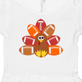 thumbnail image 4 of Inktastic Thanksgiving Cute Football Turkey Girls Baby Dress, 4 of 5