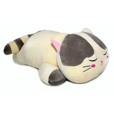 Big stuffed cat pillow 2025