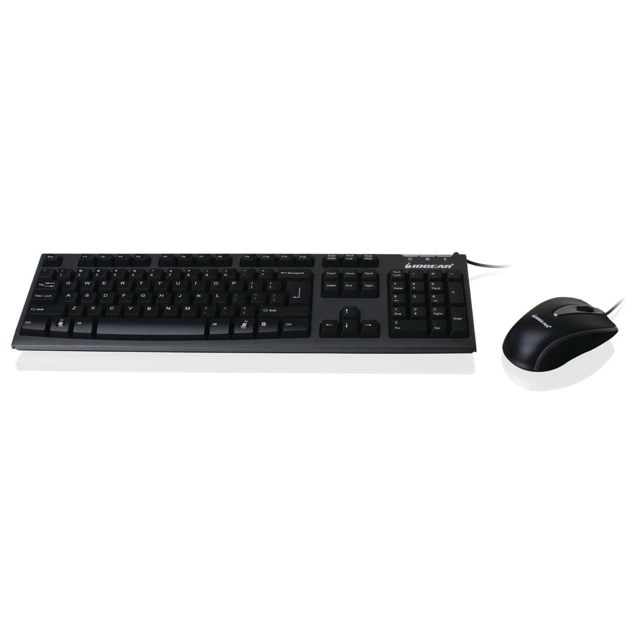 IOGEAR Spill-Resistant Keyboard and Mouse Combo, Black - image 2 of 4