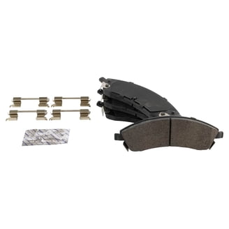 Front & Rear Premium Posi Semi-Metallic Disc Brake Pad Set For Jeep Liberty, Dodge Nitro, Wrangler JK (2007-2018)