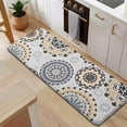 thumbnail image 5 of Beige Ethnic Mandala Pattern Kitchen Rug Mat,Kitchen Runner Rugs Non Skid Washable,Decorative Kitchen Floor Mats for Kitchen,Sink,Laundry,17"x47.2", 5 of 7