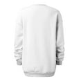 thumbnail image 5 of VEKDONE Junior Sweatshirts Women's Oversized Long Sleeve Sweatshirt Crewneck Pullover Hoodie Loose Sweatshirt White,S, 5 of 6