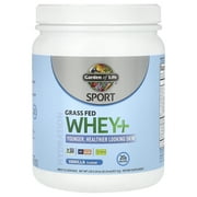 Garden of Life, Grass Fed Whey+Skin Protein Powder, Vanilla, 16oz
