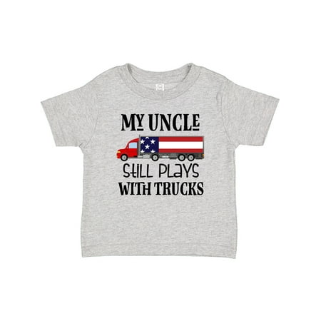 

Inktastic My Uncle Still Plays with Trucks Gift Baby Boy or Baby Girl T-Shirt