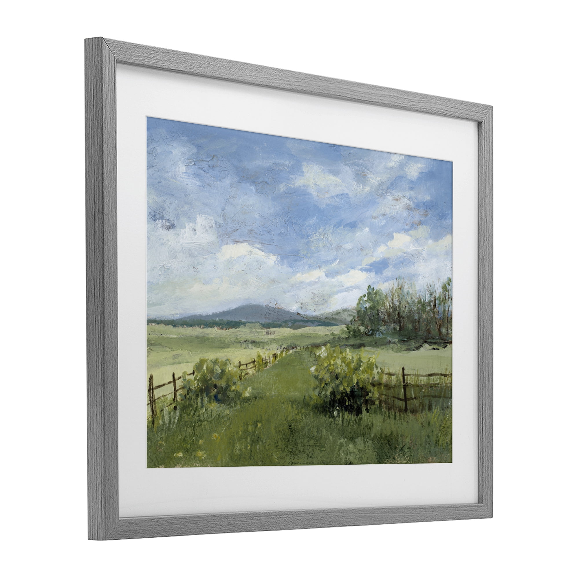 Stupell Industries Thank You Nature Landscape Gray Framed Print Under Glass, design by Lanie Loreth