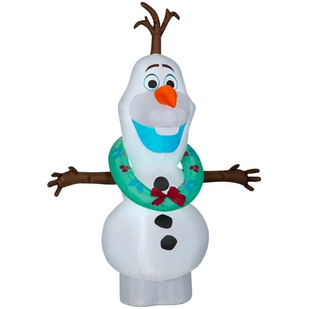 Gemmy Industries Yard Inflatables Disney S Frozen Olaf 5 5 Ft