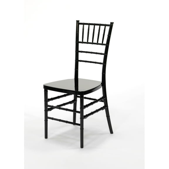Chair - Chiavari Wood - Black/Black Cushion (4/Box)