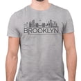 thumbnail image 2 of Skyline Brooklyn New York Shirt Unisex 2X-Large Grey, 2 of 5