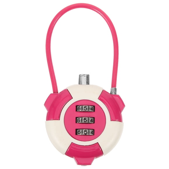 Wire Lock Cable Cabinet Lock 3-digit Combination Padlock Drawer Security Lock